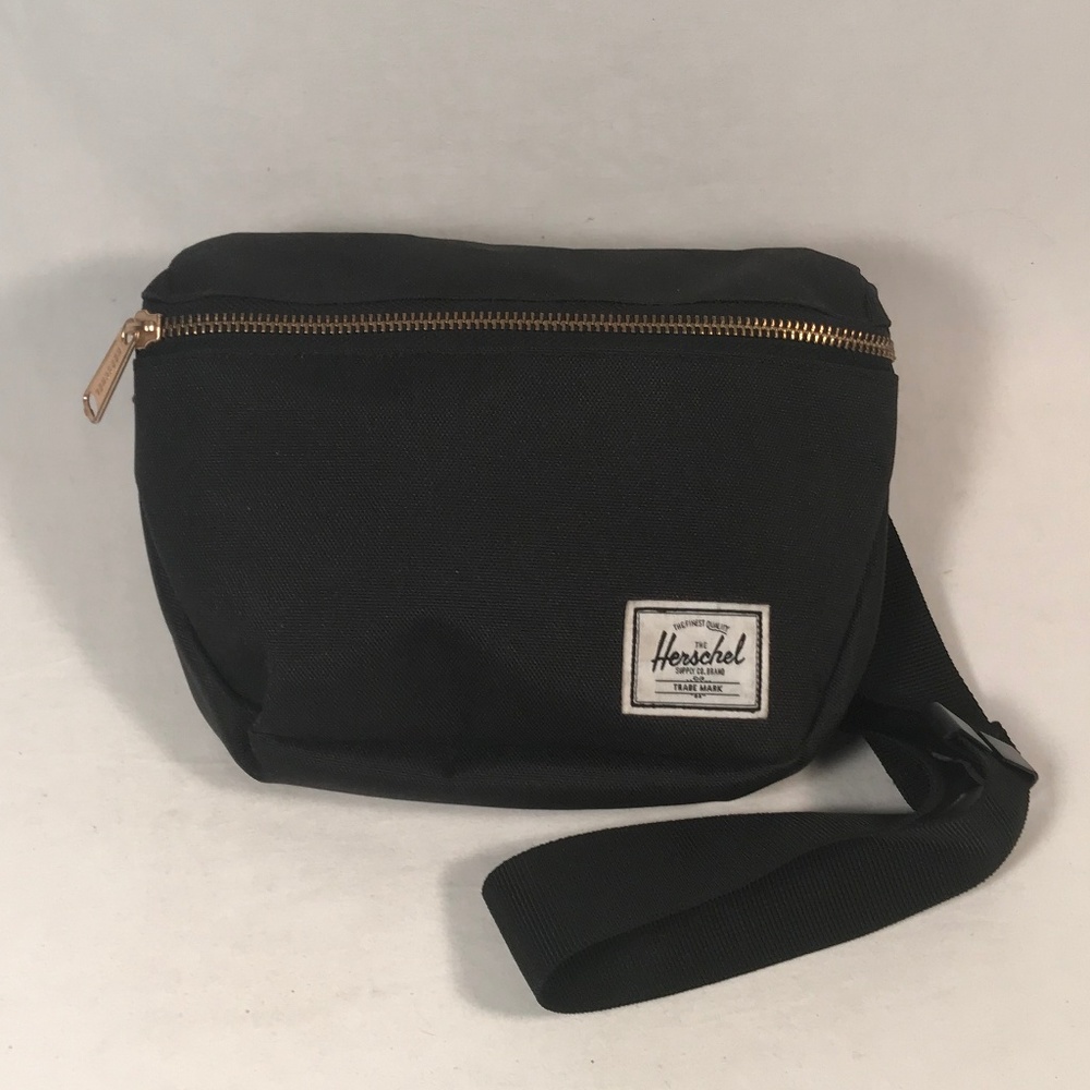 Herschel Supply Co Black Canvas Fanny Pack